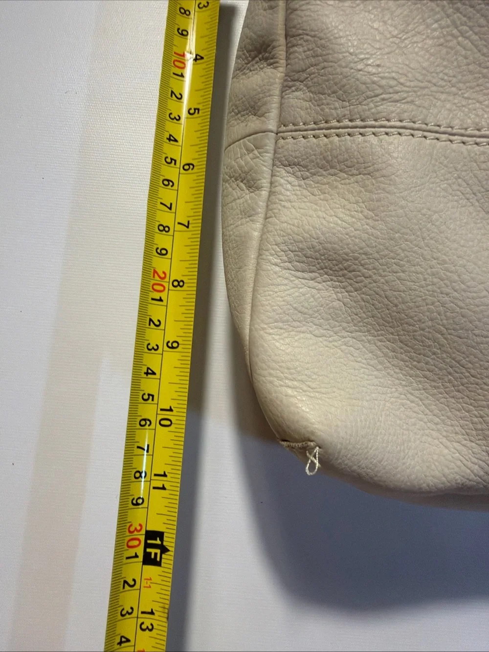 American Leather Co Liberty Small Backpack Cream Soft Leather Bag